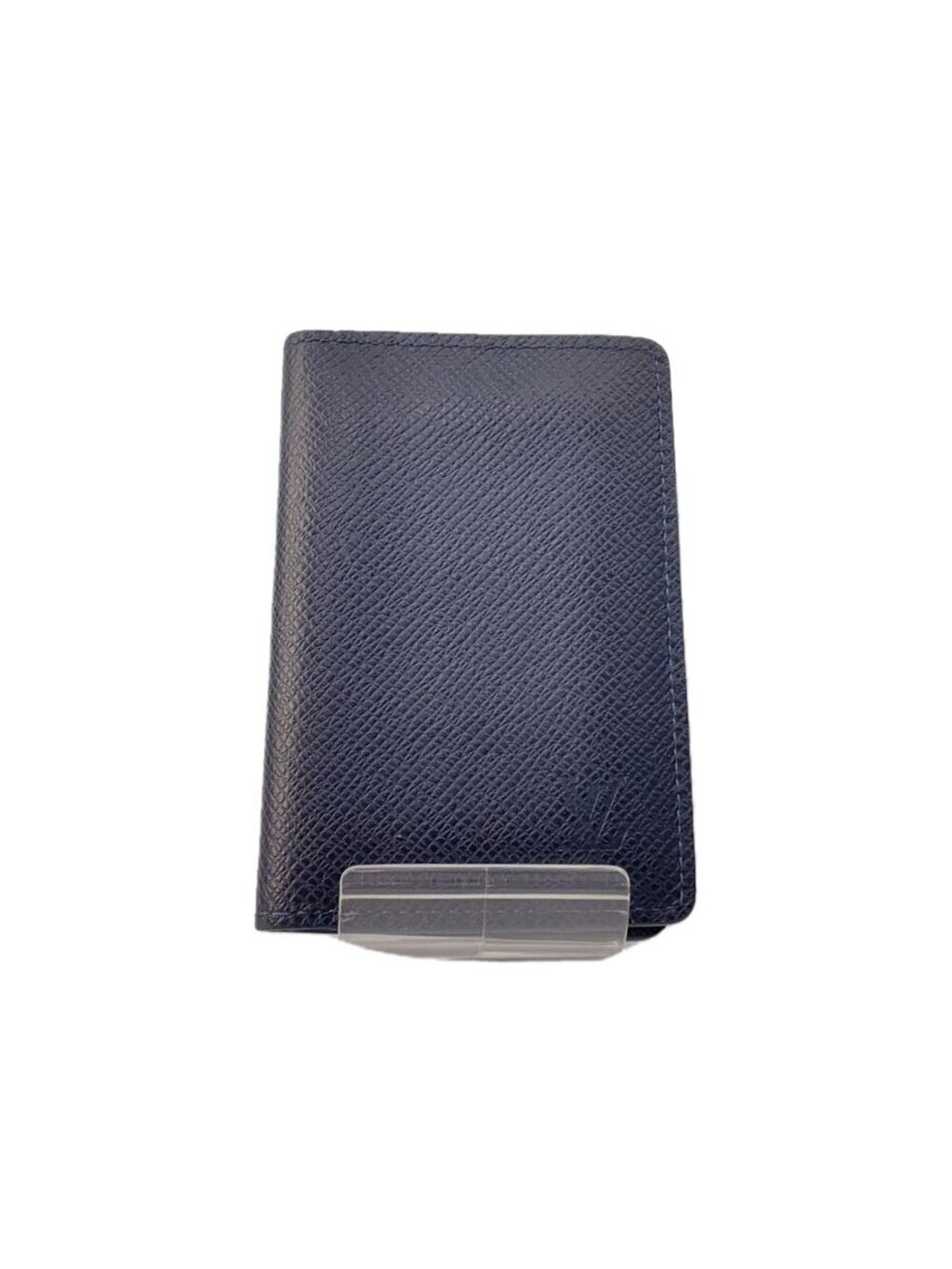 LOUIS VUITTON Organizer de Poche Taiga Navy Blue Cowhide Navy Blue Solid